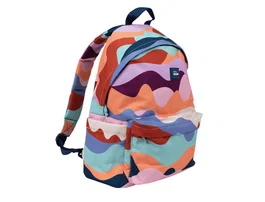 Milan Mochila Urbana Clásica The Fun Multicolor 150x300x440 mm con Compartimento para Portátil y Bolsillos de Fácil Acceso
