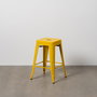 Taburete Amarillo Metal Dallas 42 X 42 X 61,20 cm (Set de 4)