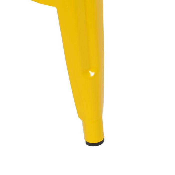 Taburete Amarillo Metal Dallas 42 X 42 X 61,20 cm (Set de 4)