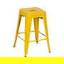 Taburete Amarillo Metal Dallas 42 X 42 X 61,20 cm (Set de 4)