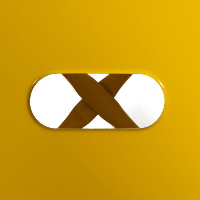 Taburete Amarillo Metal Dallas 42 X 42 X 61,20 cm (Set de 4)