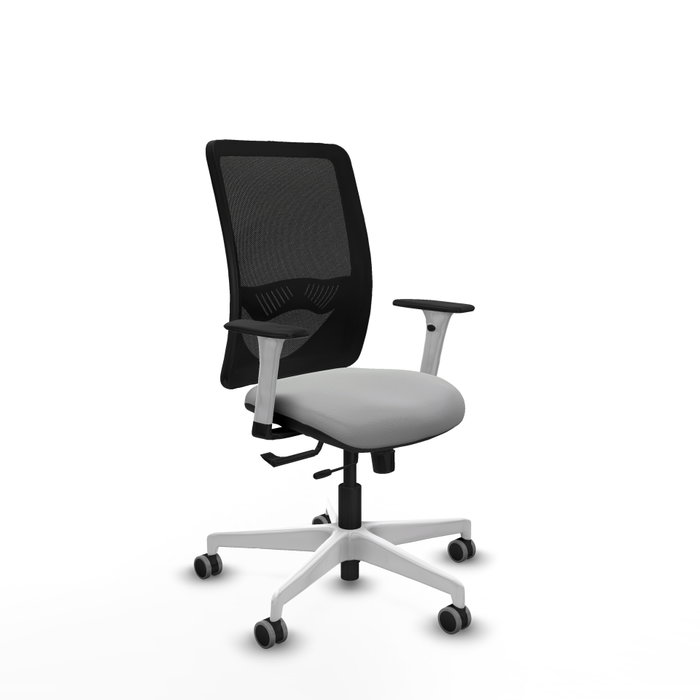 PIQUERAS Y CRESPO Silla de oficina Zulema Gris claro/Negro PIQUERAS Y CRESPO Silla de oficina Zulema Gris claro/Negro