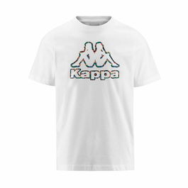 Camiseta de Manga Corta Hombre Kappa Fario Graphik Blanco