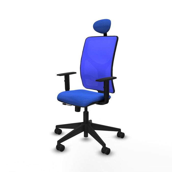 PIQUERAS Y CRESPO Silla de oficina Motilla con mecanismo Sincro/Traslack Azul PIQUERAS Y CRESPO Silla de oficina Motilla con mecanismo Sincro/Traslack Azul