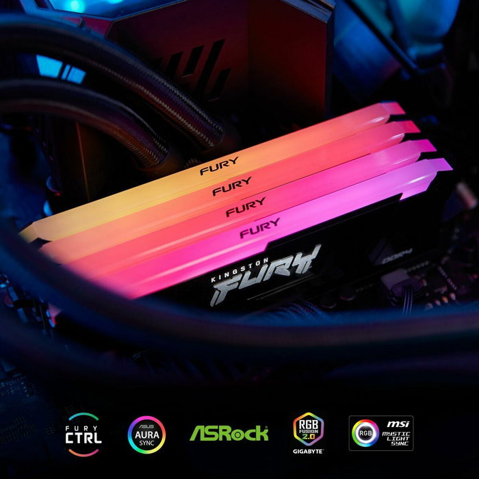 Kingston FURY Beast RGB 16 GB (2 x 8 GB) DDR4 3200 MT/s CL16 DIMM