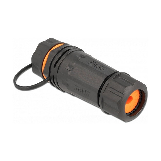 DeLOCK Conector de cable RJ45 hembra a RJ45 hembra Cat.6A impermeable DeLOCK Conector de cable RJ45 hembra a RJ45 hembra Cat.6A impermeable