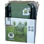 Home Deco Factory Silla Plegable Caqui Acero Poliéster Plástico PP Altura 84 cm Exterior