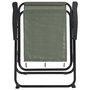 Home Deco Factory Silla Plegable Caqui Acero Poliéster Plástico PP Altura 84 cm Exterior