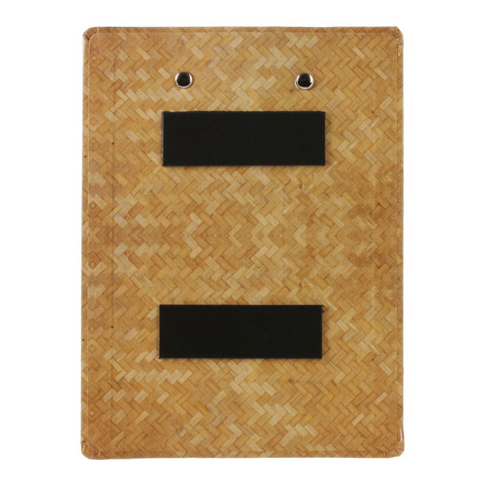 Home Deco Factory Portapapeles Deco Mural Clip Colección Exotic Sauvage Medidas 15x2,5xh.20cm Modelos Negro y Natural