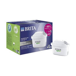Brita 1050842 Filtro para Sistema de Filtración de Agua Maxtra Pro, Cartucho de Filtro, Pack de 4 Unidades