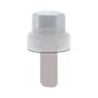 DeLOCK Tapa protectora hexagonal para tornillo M6 blanco 10 piezas