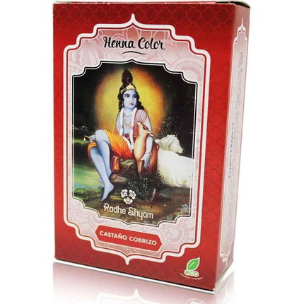 RADHE SHYAM Henna en polvo Castaño cobrizo 100g