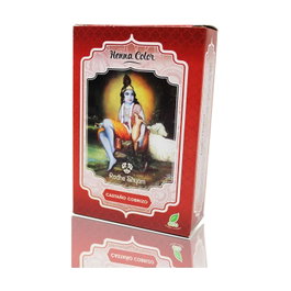 Radhe Shyam Henna Polvo Castaño Cobrizo