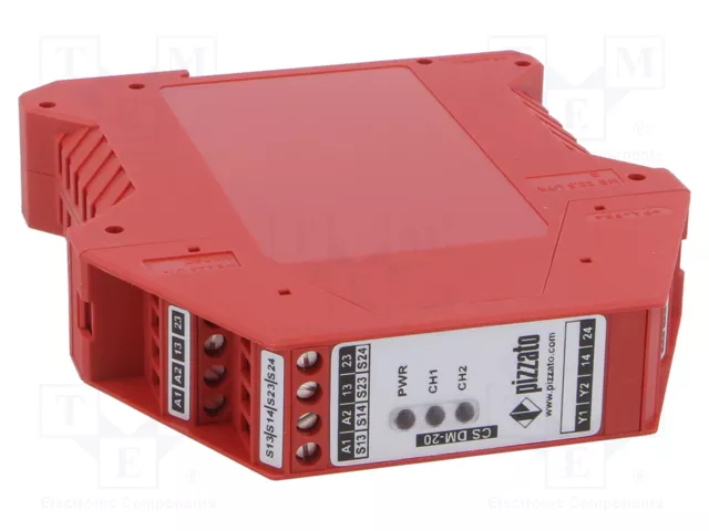PIZZATO ELETTRICA CS DM-20V024 Relé de Seguridad 24VAC/24VDC
