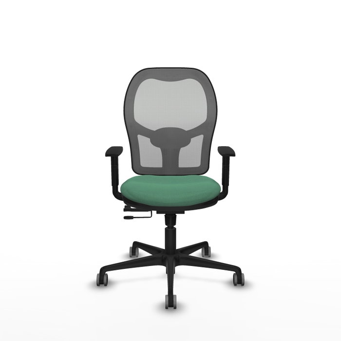 PIQUERAS Y CRESPO Silla de oficina Jorquera con mecanismo Sincro/Traslack, Verde esmeralda y Gris PIQUERAS Y CRESPO Silla de oficina Jorquera con mecanismo Sincro/Traslack, Verde esmeralda y Gris