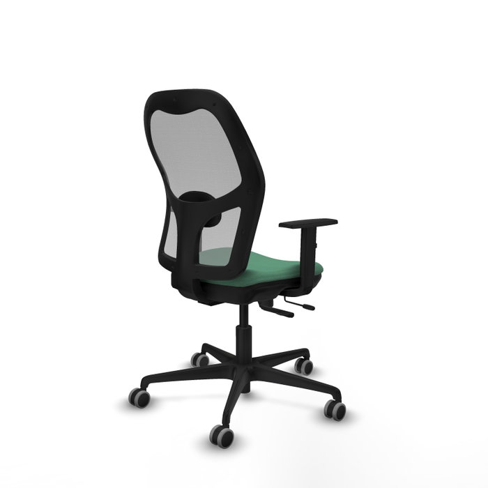 PIQUERAS Y CRESPO Silla de oficina Jorquera con mecanismo Sincro/Traslack, Verde esmeralda y Gris PIQUERAS Y CRESPO Silla de oficina Jorquera con mecanismo Sincro/Traslack, Verde esmeralda y Gris