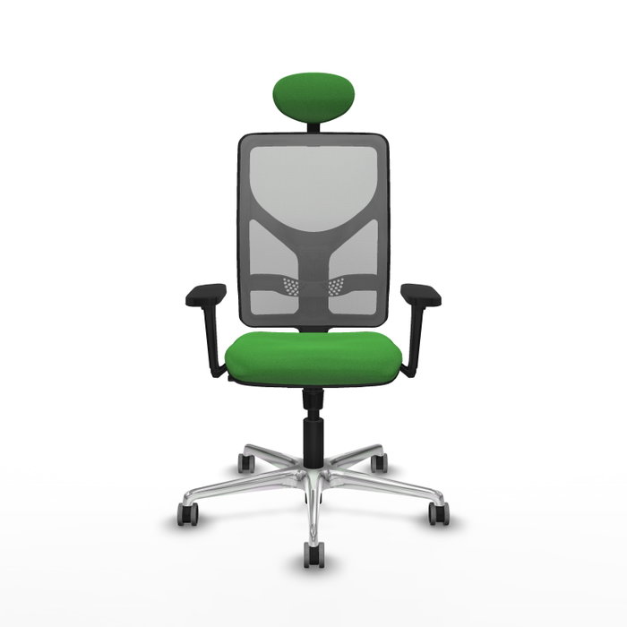 PIQUERAS Y CRESPO Silla de oficina Motilla con mecanismo Sincro, Verde y Gris PIQUERAS Y CRESPO Silla de oficina Motilla con mecanismo Sincro, Verde y Gris