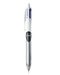BIC 4Colours Bolígrafo de punta retráctil con 4 colores, 12 piezas