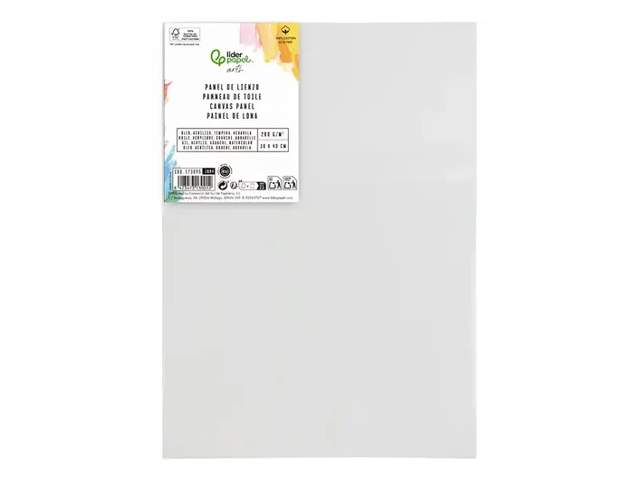 Liderpapel Panel de lienzo 30x40 cm 280g/m²