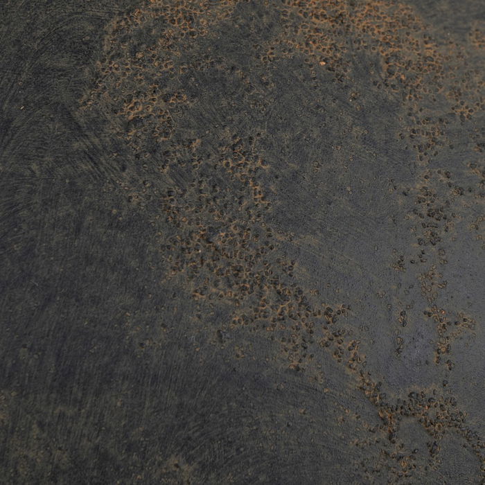 Vasija Gris Envejecido Barro Decoración 27 X 27 X 41 cm