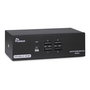 Inter-Tech KVM Switch AS-42HA HDMI, Conmutador 4 Ordenadores, Full HD+ 1920x1440, USB, Audio, Negro