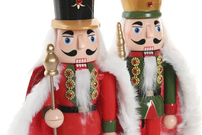 DKD Home Decor Cascanueces Multicolor Surtido de 2 Unidades