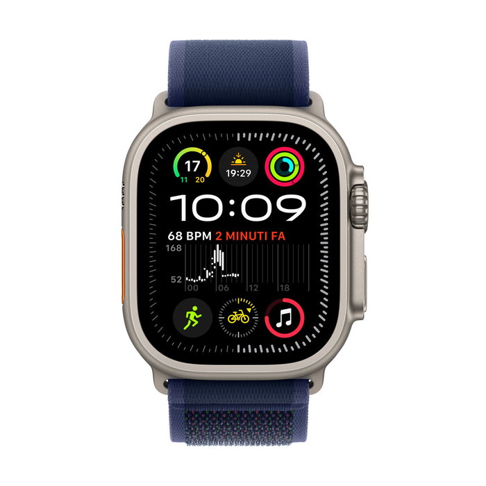 Apple Watch Ultra 2 GPS + Cellular 49mm Caja de Titanio Correa Loop Trail Azul S/M