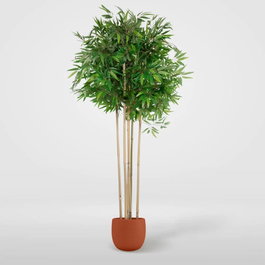 DKD Home Decor Árbol de Bambú Artificial Verde 80x80x180 cm
