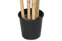 DKD Home Decor Árbol Bambú Asiático PVC Bambú Cemento Verde Natural Negro 80 x 180 x 80 cm