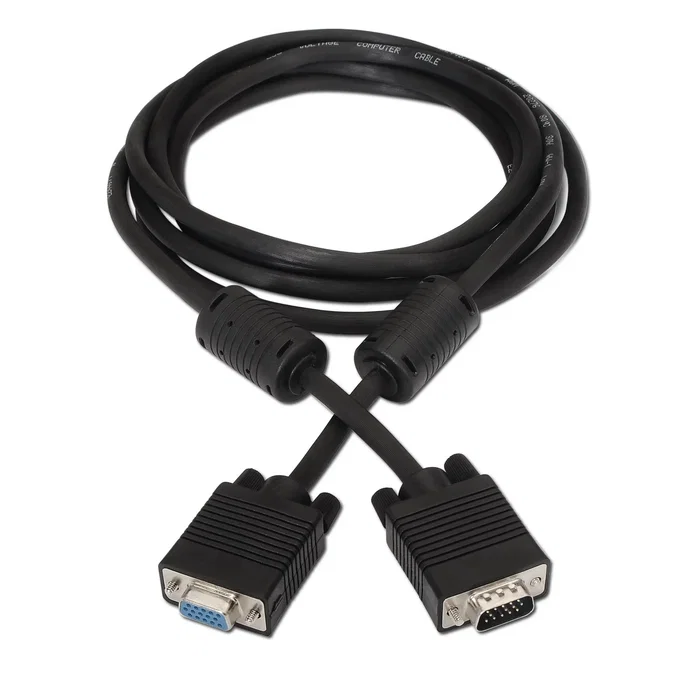 Aisens Cable SVGA Alargador 1,8m HDB15 Macho a Hembra Negro Aisens Cable SVGA Alargador 1,8m HDB15 Macho a Hembra Negro