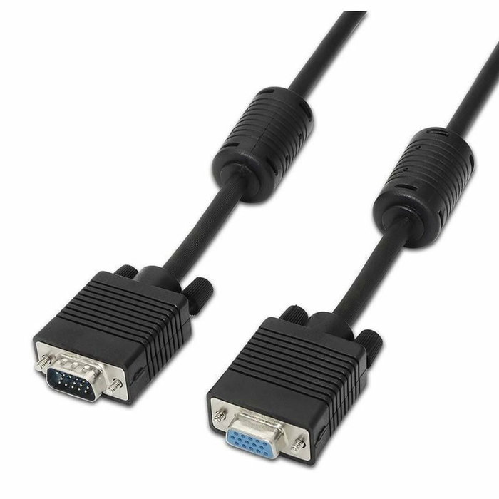 Aisens Cable VGA A113-0078 Negro 1,8m (Macho a Hembra)