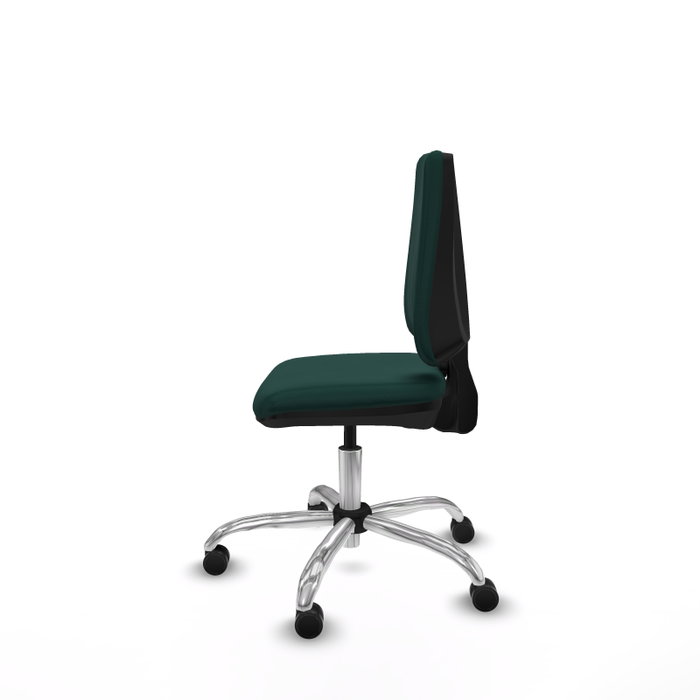 PIQUERAS Y CRESPO Silla de oficina Elche Verde botella sin brazos PIQUERAS Y CRESPO Silla de oficina Elche Verde botella sin brazos