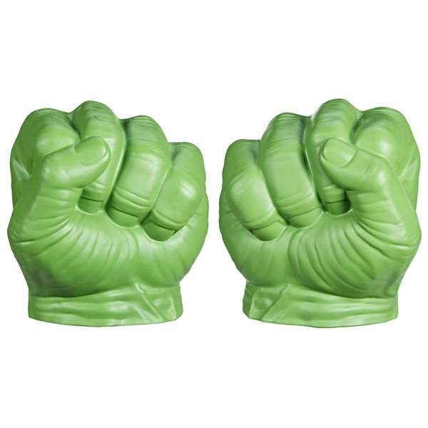 Avengers Guantes Puños Hulk Muestra Tus Poderosos Movimientos Incluye 2 Puños De Tela Y Pu