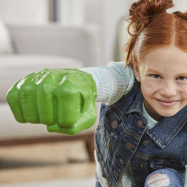 Avengers Guantes Puños Hulk Muestra Tus Poderosos Movimientos Incluye 2 Puños De Tela Y Pu