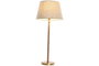 DKD Home Decor Lámpara de Sobremesa de Latón y Ratán Natural