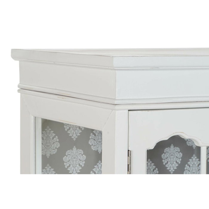 DKD Home Decor Buffet Abeto y Cristal Blanco