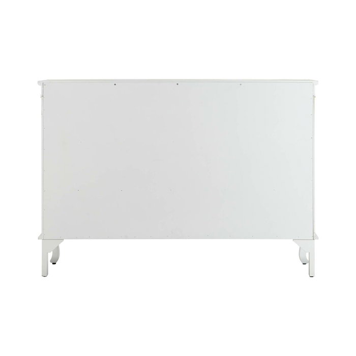 DKD Home Decor Buffet Abeto y Cristal Blanco