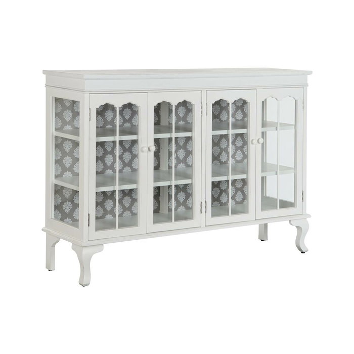 DKD Home Decor Buffet Abeto y Cristal Blanco