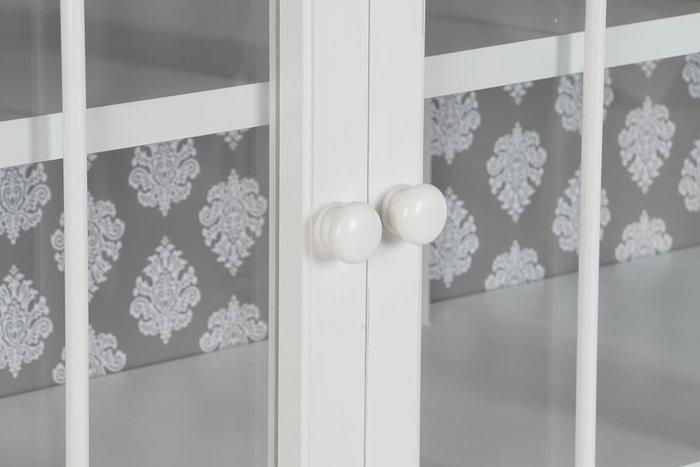 DKD Home Decor Buffet Tradicional Blanco 142.5 x 40.5 x 101.5 cm