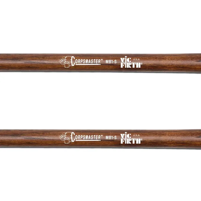 Vic Firth Corpsmaster MB1S Mazas de bombo de marcha blandas Vic Firth Corpsmaster MB1S Mazas de bombo de marcha blandas