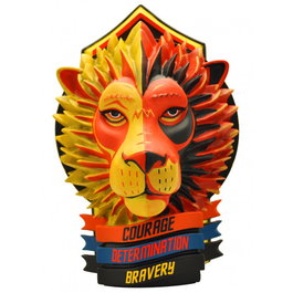 Plastoy Figura Harry Potter Blasón Gryffindor en Resina - 21 cm