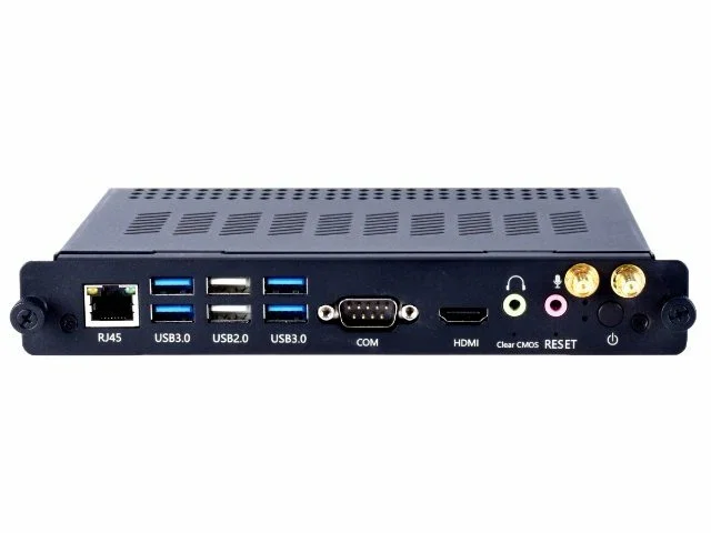 Sharp 100016121 Ordenador Empotrado Mini PC con Procesador Intel Core i5-1135G7 (11ª Gen, hasta 4.2 GHz), 8 GB RAM, 128 GB SSD, Windows 10 IoT, Negro