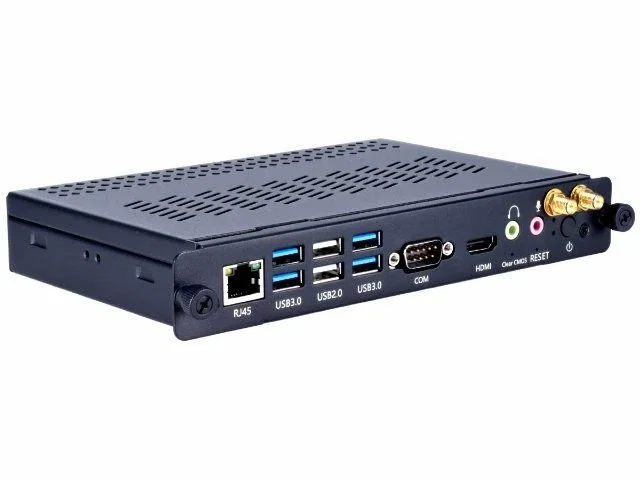 Sharp 100016121 Ordenador Empotrado Mini PC con Procesador Intel Core i5-1135G7 (11ª Gen, hasta 4.2 GHz), 8 GB RAM, 128 GB SSD, Windows 10 IoT, Negro