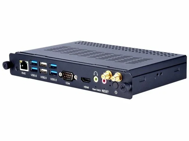 Sharp 100016121 Ordenador Empotrado Mini PC con Procesador Intel Core i5-1135G7 (11ª Gen, hasta 4.2 GHz), 8 GB RAM, 128 GB SSD, Windows 10 IoT, Negro