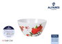 Alfares Bol para Fruta o Postre, Motivo Granadas, Colección Granadas, 14.5 x 14.5 x 7 cm (24 Unidades)