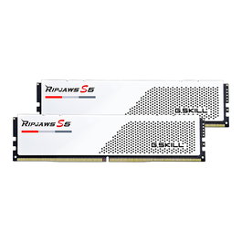 G.Skill Ripjaws S5 KIT 32-RS5W - 32 GB (2x16 GB) DDR5 5600 MHz CL40 288-pin DIMM Blanco - Memoria RAM para PC