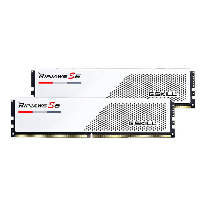 G.Skill Ripjaws S5 32GB (2x16GB) DDR5 5600MHz CL40 RAM Blanco - Kit de Memoria para PC 32-RS5W G.Skill Ripjaws S5 32GB (2x16GB) DDR5 5600MHz CL40 RAM Blanco - Kit de Memoria para PC 32-RS5W