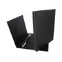Grafoplas Carpeta de PVC 4 anillas 25mm folio negro