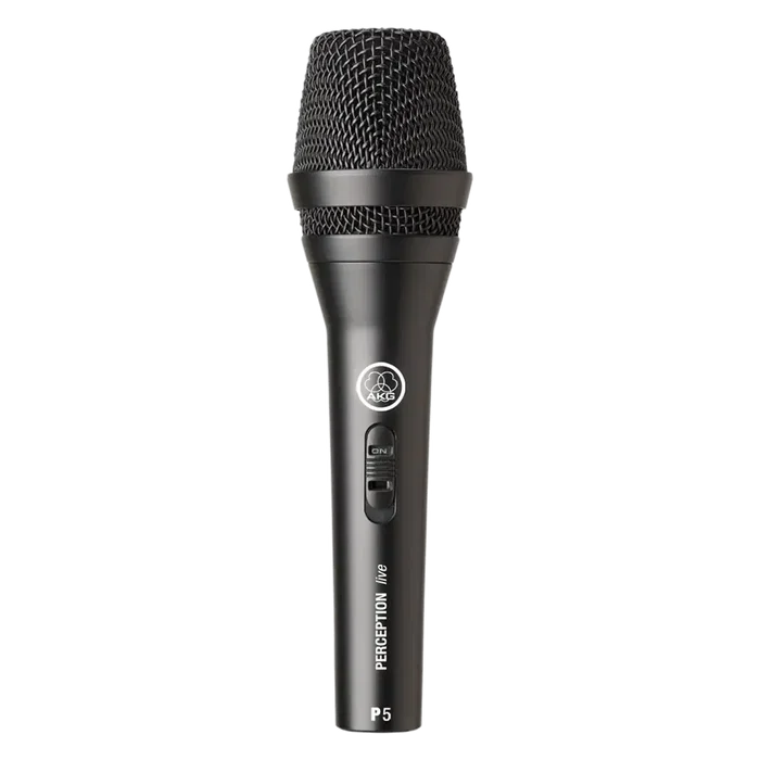 AKG Micrófono Dinámico Perception Live P5 Para Voces Con Conmutador Negro