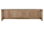 DKD Home Decor Mueble TV Oriental 181 cm Madera Reciclada Olmo Natural 4 Puertas Ancho 181 x Fondo 45 x Alto 48 cm